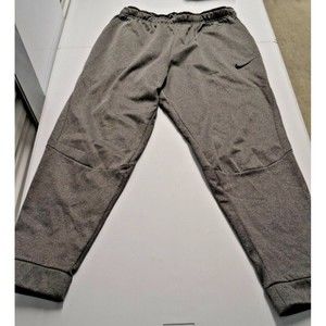 NIKE Mens XL - DRI-FIT TAPERED TRAINING JOGGER SWEATPANTS - GRAY
